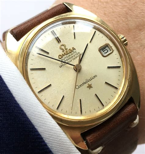 omega constellation gold|omega constellation gold price.